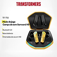 Fone Bluetooth TF-T10: Jogue Sem Limites! - imagem 1