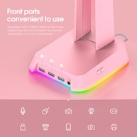ONIKUMA ST2: Rack Gamer RGB para Fones - imagem 2