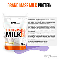 Kit 3x Grand Mass Milk Protein Sem Soja 2kg - BRN FOODS - imagem 2