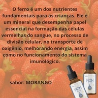 Combo Iron Plus Baby & Kids Liquido 30ml e Zinc For Kids 30ml Morango True Source - imagem 4