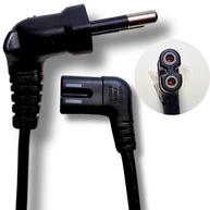 Cabo de Força Tipo 8 90° Universal: Conecte sua Smart TV e Videogame com Segurança e Estilo! - imagem 1