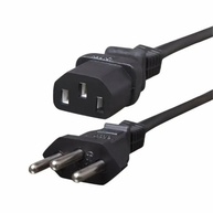 Cabo de Força Tripolar Bivolt Nova Norma: Segurança e Conexão para Seu PC e Monitor - imagem 1