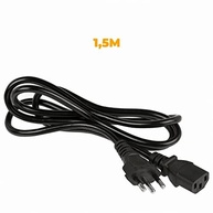 Cabo de Força Gshield 1,5m 10A 3x0,75mm: Potência e Segurança para seu PC e Monitor - imagem 4