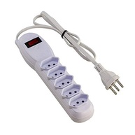 Force Line Filtro de Linha 5 Tomadas Slim Bivolt Branco - Proteção e Praticidade para Seus Equipamentos - imagem 2