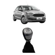 Manopla e Coifa Câmbio Esférica Prata para Novo Ford Ka 2015-2020 (5 Marchas) - imagem 2