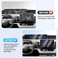 Protetor de Tela Canvcle 2 Peças para Ford Expedition 2025-2026 (13.2" + 61cm) - Proteção Premium - imagem 4