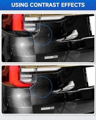 Kit de Tinta de Retoque para Arranhões em Carro - Cor Ágata Preta Metálica Ford - imagem 4