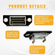 Ilumine sua Placa: Lâmpada LED Completa para Ford Focus C-MAX e MK2 (2003-2008) - Brilho Intenso e Durabilidade Garantida! - imagem 5