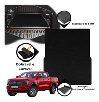 Tapete Caçamba Emborrachado Nova Ford Ranger 2024/2025: Proteção e Estilo Premium - imagem 5