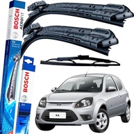 Kit Palhetas Limpador Parabrisa Bosch Aerofit Dianteira + Traseira Ford Ka (2002-2009) - Limpeza Impecável! - imagem 2