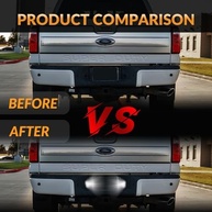 Luz de Placa LED para Ford F150 F250 F350 F450 F550 Superduty Bronco Ranger Expedition Explorer - Kit Completo com Chicote - imagem 5