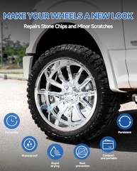 Tinta de Retoque Siver Wheel para Ford - Repare Arranhões nas Rodas com Facilidade - imagem 4