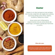 Tempero Condimento Especiarias Zatar - Spice Forest - 450 g FOOD SERVICE - imagem 4