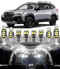 Kit LED Interior Subaru Forester 2019-2024: Iluminação Super Brilhante 6000K - 6 Peças - imagem 1