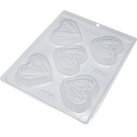 Forma Acetato Coração Fraque: Bombons Perfeitos! - imagem 1