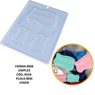 Forma Bem-Vindo: Acetato BWB para Bombons e Doces - imagem 1