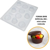 Forma BWB Mini Caixa Redonda 17g: Chocolate Perfeito! - imagem 1