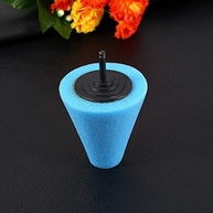 Almofada de Polimento em Forma de Cone para Rodas de Carro – Espuma Reutilizável com Furadeira - imagem 5