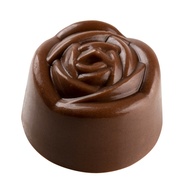 Forma Chocolate Flor Rosa: Crie Doces Incríveis! - imagem 1