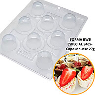 Forma Copo Mousse 2 com Silicone 3 Partes - Chocolate Perfeito - imagem 1