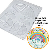 Forma de Acetato Arco Íris: Doces para o Dia das Crianças - imagem 1