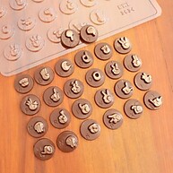 Forma de Chocolate Libras: Alfabeto Completo 7g - imagem 1