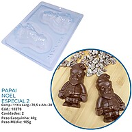 Forma de Chocolate Papai Noel: Crie Doces Perfeitos! - imagem 1