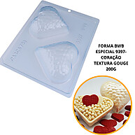 Forma de Silicone Coração Gouge: Chocolates Perfeitos! - imagem 1