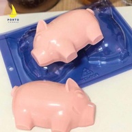 Forma de Silicone Porquinho: Chocolate Perfeito! - imagem 1