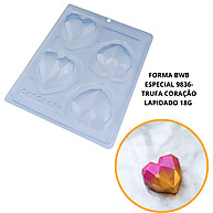 Forma de Silicone Trufa Coração 65g - BWB - imagem 1