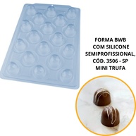 Forma Mini Trufa BWB: Chocolate Perfeito! - imagem 1