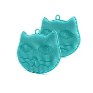 forma-pacote-com-de-esponja-de-azul-silicone-em-gato-a
