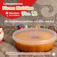 Forma para Pudim Flor 1100ml: Beleza e Praticidade! - imagem 1