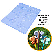 Forma Pirulito Borboleta: Crie Doces Incríveis! - imagem 1