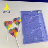 Forma Pirulito Coração: Crie Doces Incríveis! - imagem 1
