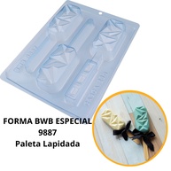 Forma Silicone Lapidada BWB: Pirulitos Perfeitos! - imagem 1