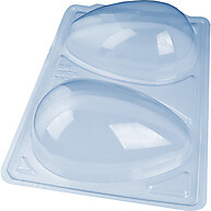 Forma Silicone Ovo Liso 750g: Chocolates Perfeitos! - imagem 1