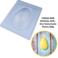 Forma Silicone Ovo Páscoa 250g - Textura Pluma - imagem 1