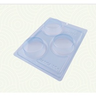 Forma Silicone Pão de Mel: 3 Cavidades Grandes - imagem 1