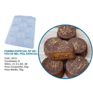 Forma Silicone Pão de Mel BWB SP801 - 8 Cavidades - imagem 1
