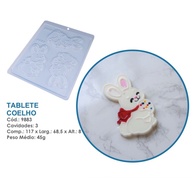Forma Tablete Coelho BWB: Bombons e Chocolates - imagem 1