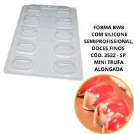 Forma Trufa Alongada BWB: Doces Finos Profissionais - imagem 1