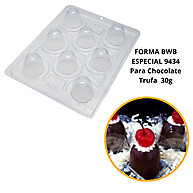 Forma Trufa Concava 12g: Chocolate Perfeito! - imagem 1