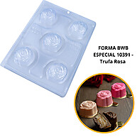 Forma Trufa Rosa Bwb: Chocolate Perfeito! - imagem 1