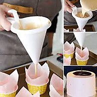 Funil Dosador Para Confeitaria - Praticidade e Limpeza na Hora de Encher Formas - imagem 1