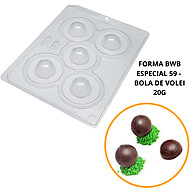 Formas Trufa Bolinha Vôlei BWB: Crie Trufas Incríveis! - imagem 1