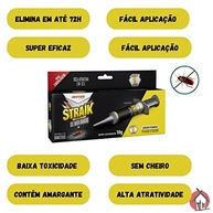 Straik 2 em 1 Gel Mata Baratas e Formigas - Eliminação Rápida e Segura com Amargente - imagem 3