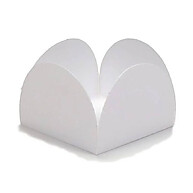 Forminha 4 Pétalas Branca 50un - Ideal para Doces e Festas - imagem 1