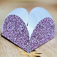 Forminhas 4 Pétalas Glitter Rosa – 50 a 350 Unidades - imagem 1
