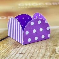 Forminhas de Doces Poá Lilás: Decore Sua Festa! - imagem 1